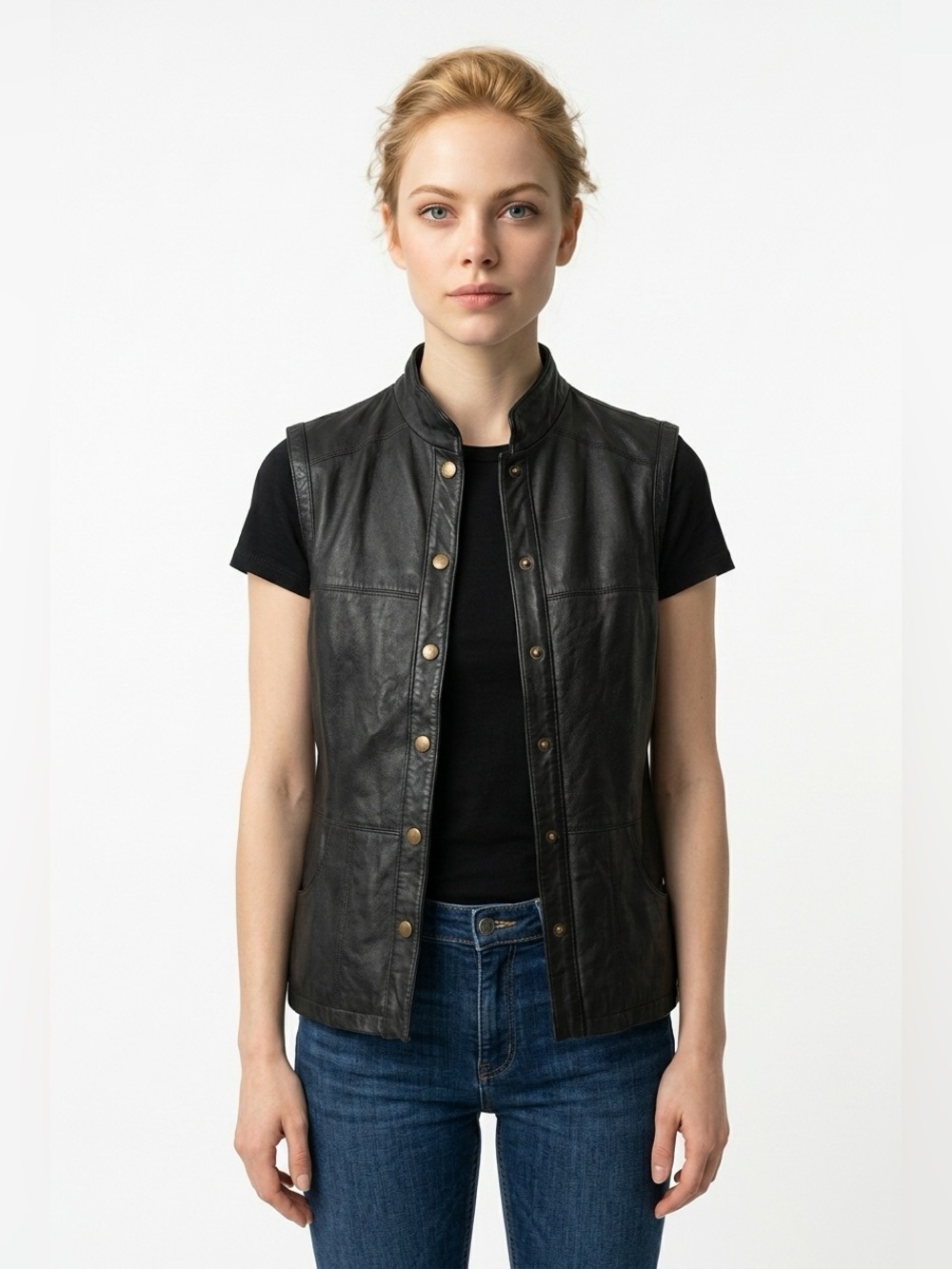 leather vest